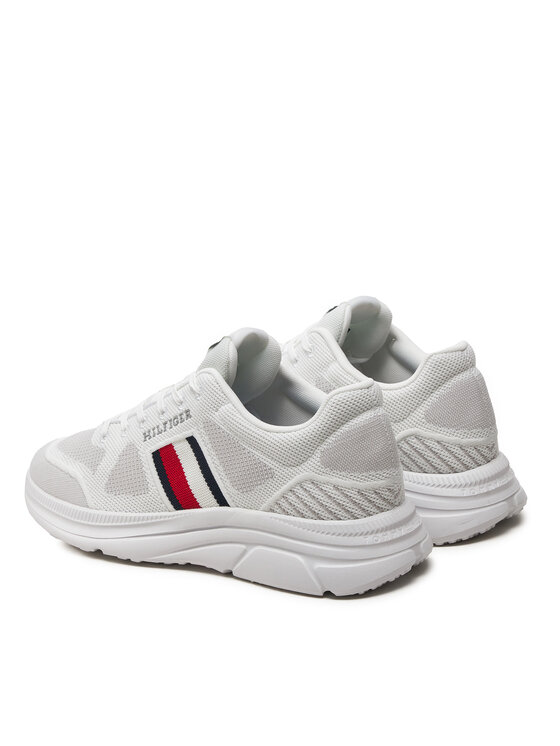 Tommy Hilfiger Tommy Hilfiger Снікерcи Modern Runner Knit Evo Ess FM0FM05245 Білий