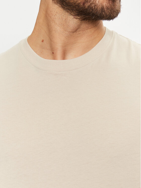 Jack & Jones Jack & Jones T-Shirt Charge 12259975 Béžová Oversize