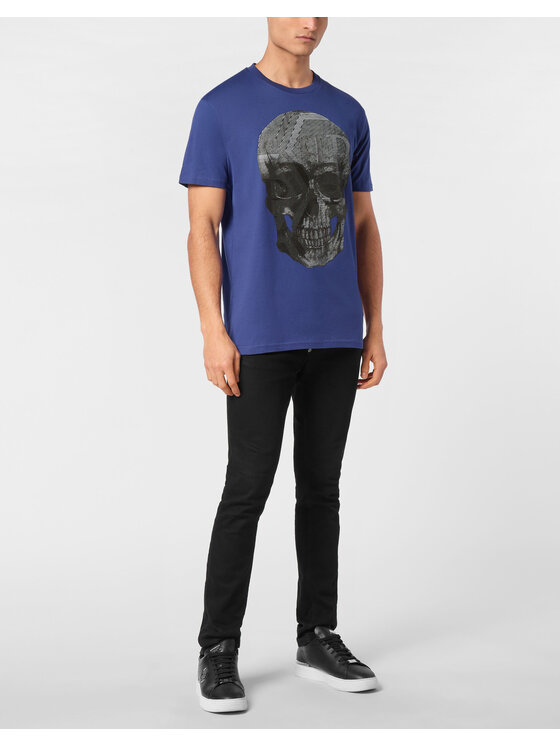 PHILIPP PLEIN PHILIPP PLEIN T-shirt 24649 Azzurro chiaro Regular Fit