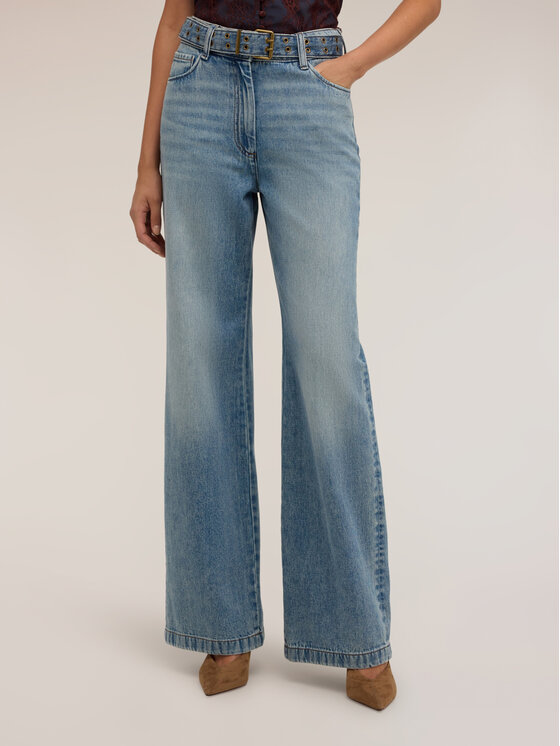 Motivi Motivi Jeans P492Q004740N004 Turchese Over Fit