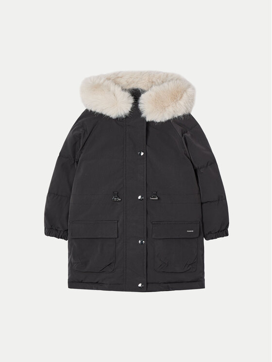 Mayoral Mayoral Куртка парка 4493 Чорний Regular Fit