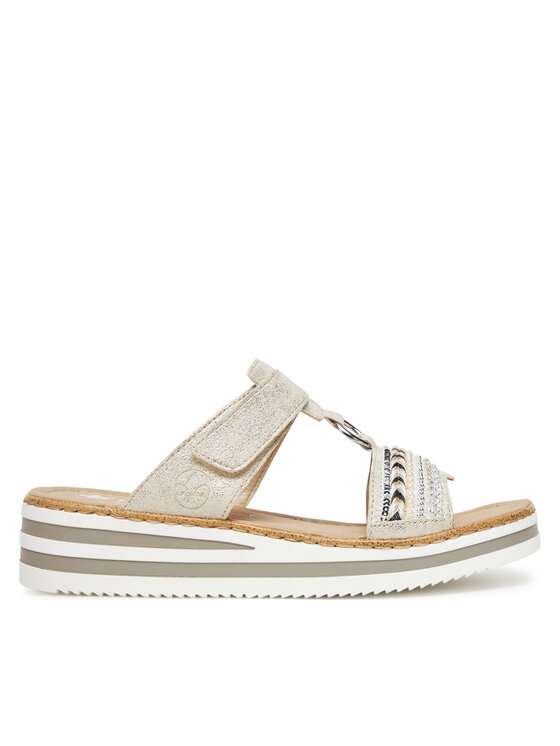 Rieker Rieker Natikači CEO-V02M6-60 Srebrna