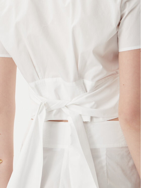 Patrizia Pepe Patrizia Pepe Blusa 2C1672/A9B9-W103 Bianco Regular Fit