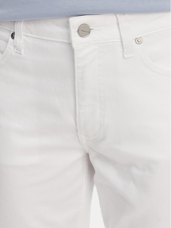 Calvin Klein Calvin Klein Jeansy K20K208261 Bílá Slim Fit