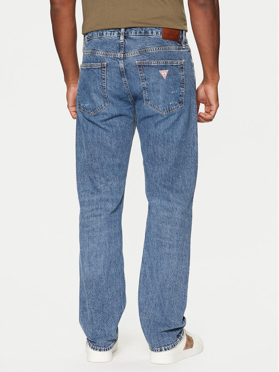 Guess Jeans Guess Jeans Džínsy M5RA1B D5M52 Modrá Straight Leg