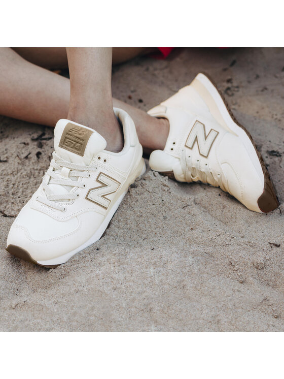 New Balance Sneakersy WL574CVB Be owy Modivo.pl