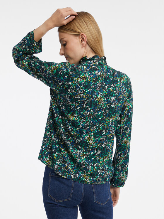 Orsay Orsay Bluzka 650259660000__38 Zielony Regular Fit