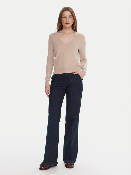 United Colors Of Benetton United Colors Of Benetton Jeans hlače 4TUT574X5 Mornarsko modra Wide Leg