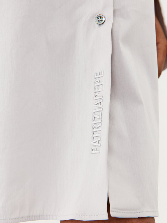 Patrizia Pepe Patrizia Pepe Φόρεμα πουκάμισο 8A1201/A23-S659 Γκρι Relaxed Fit