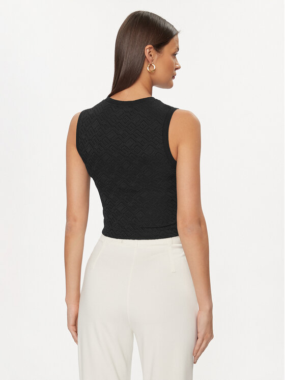 Guess Guess Halenka Ofelia W4GP52 KBYN0 Černá Regular Fit