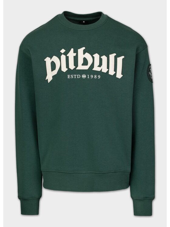 PITBULL PITBULL Bluza TAYLOR Zielony Regular Fit