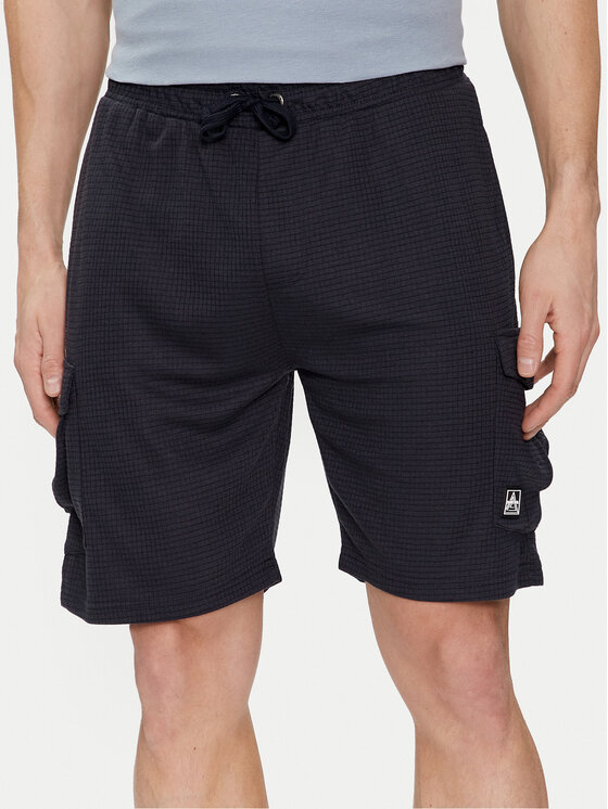 Brave Soul Brave Soul Sportske kratke hlače MSRT-516FALCO Tamnoplava Slim Fit