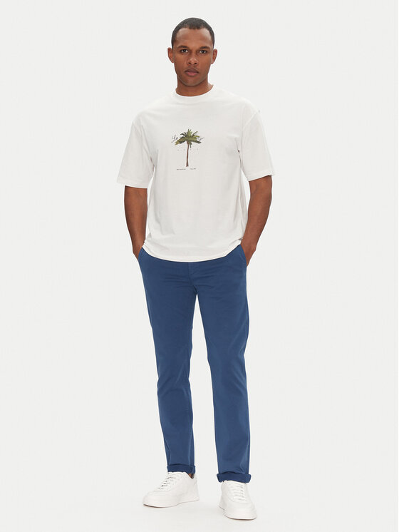BOSS BOSS Pantaloni chino 50510933 Blu Slim Fit
