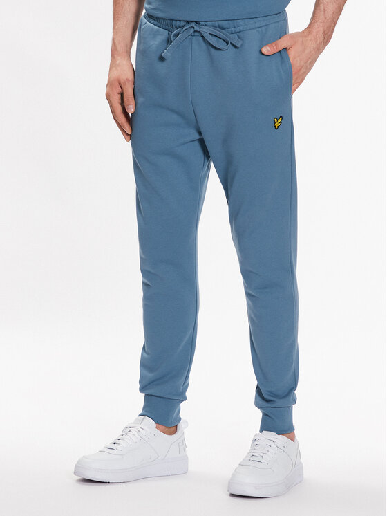 Lyle & Scott Lyle & Scott Sportinės kelnės Skinny Sweatpant ML822VOG Mėlyna Skinny Fit
