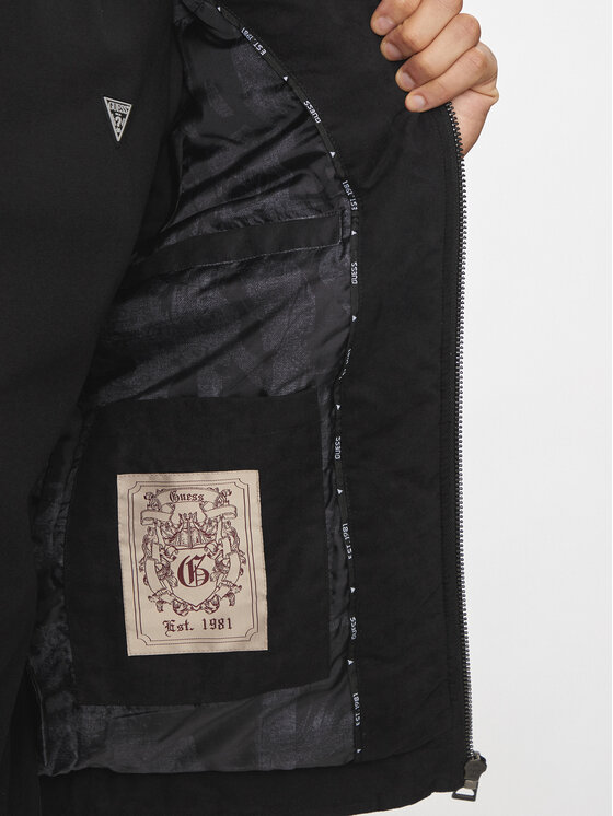 Guess Guess Prehodna jakna M4YL03 WG9M2 Črna Regular Fit