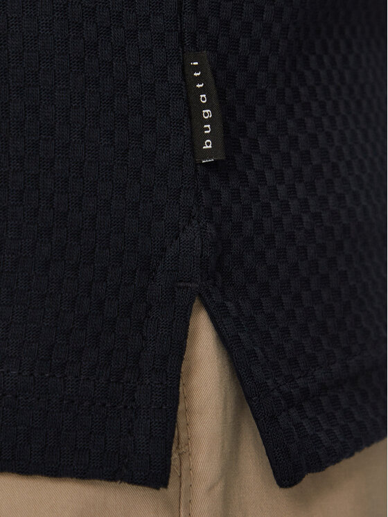 Bugatti Bugatti Polo särk 8150-15104E Tumesinine Regular Fit