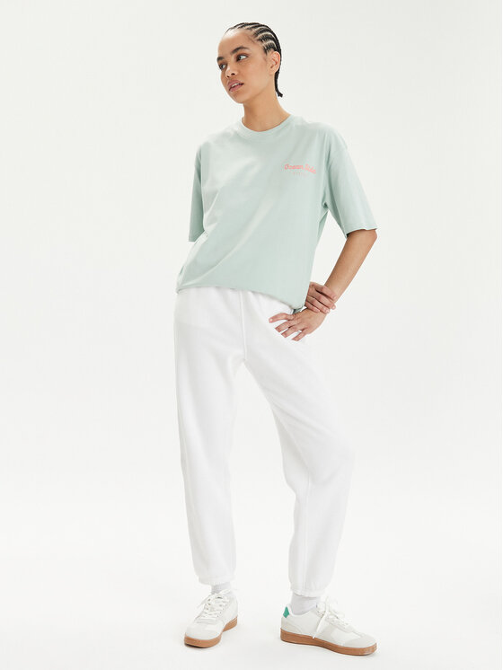 4F 4F T-Shirt 4FWSS24TTSHF1265 Grün Oversize