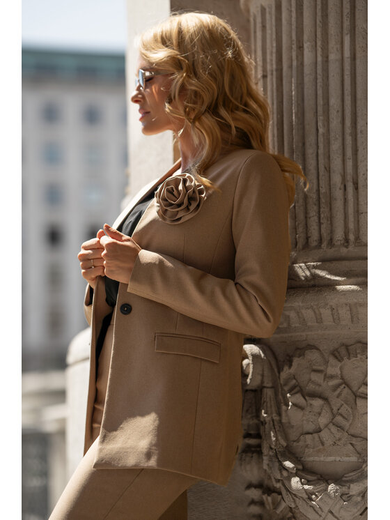 Stylove Stylove Marynarka S370 Beżowy Ladies Fit