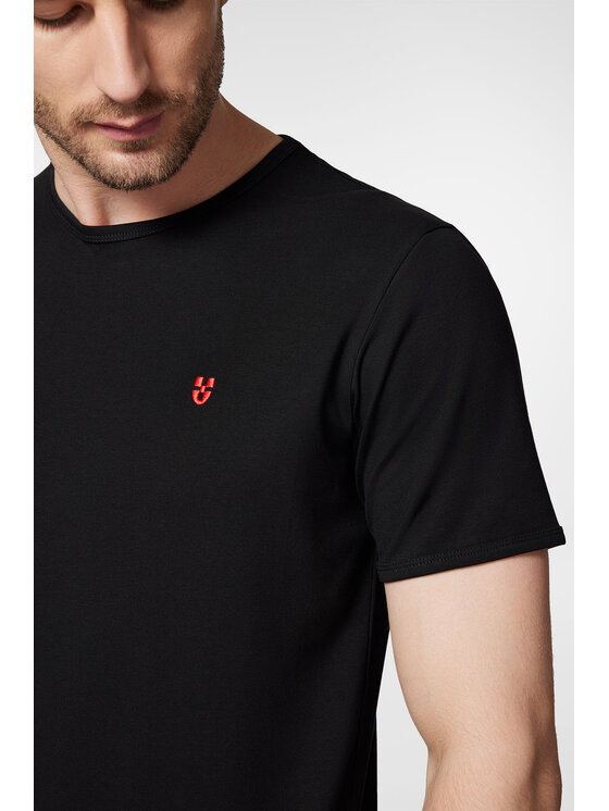 Próchnik Próchnik T-Shirt PM5 TS073124000030 Czarny Regular Fit