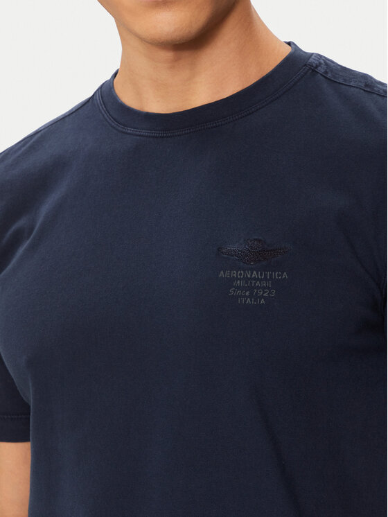 Aeronautica Militare Aeronautica Militare T-Shirt 241TS2205J633 Granatowy Regular Fit