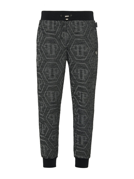 PHILIPP PLEIN PHILIPP PLEIN Joggers kalhoty 22273 Černá Jogger Fit