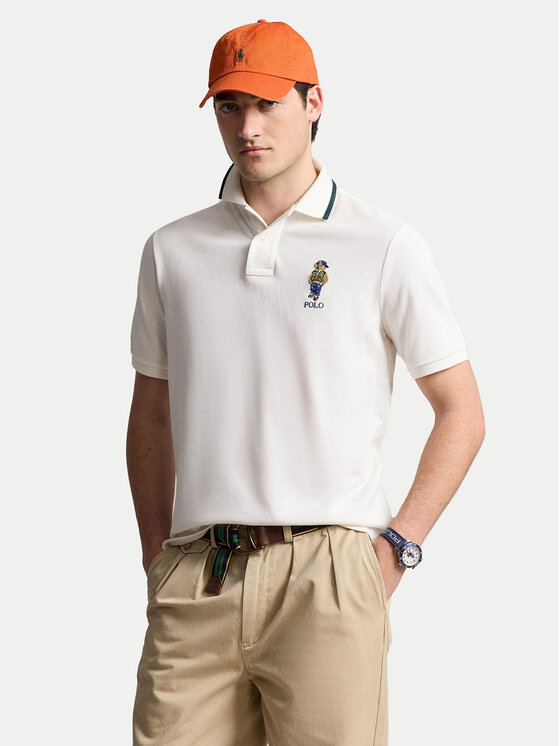 Polo Ralph Lauren Polo 710867574004 Bianco Classic Fit, taglia : XXL