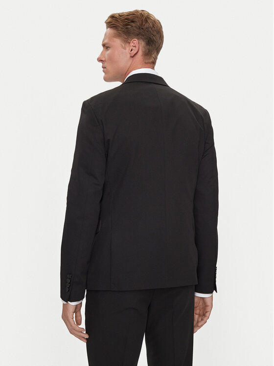 Lindbergh Lindbergh Costum 30-606900 Negru Slim Fit