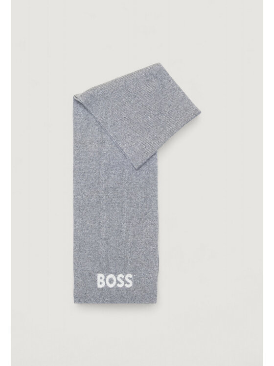 BOSS BOSS Szalik Elios_Scarf 10274288 01 Szary