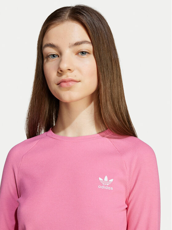 adidas adidas Majica JW2598 Ružičasta Slim Fit