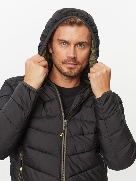 CMP CMP Μπουφάν χειμωνιάτικο 33K1597M Μαύρο Regular Fit