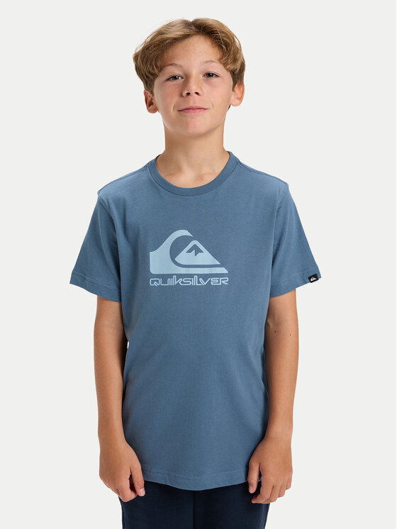 Quiksilver Quiksilver Тишърт Ev Comp Logo EQBZT04897 Син Regular Fit