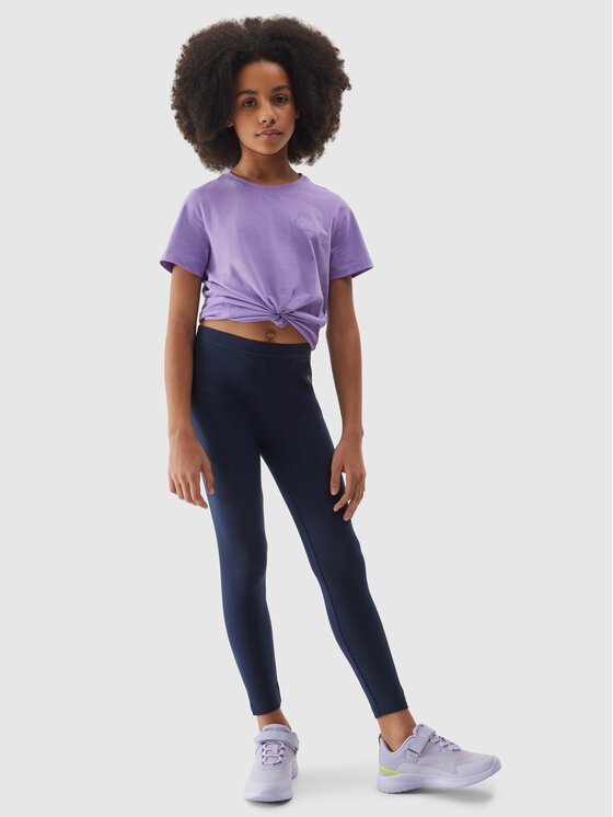 4F 4F Leggings 4FJWSS24TTIGF130-31S Blu scuro