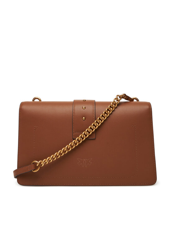 PINKO PINKO Ročna torba Love One Classic ST.CL Al 25-26 PLTT 105857 A0F1 Rjava