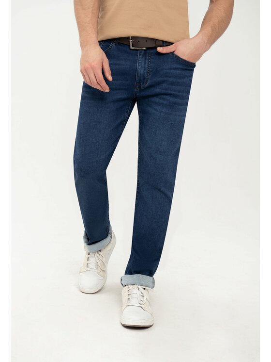 Volcano Volcano Jeansy D-DEXTER 40 Niebieski Slim Fit