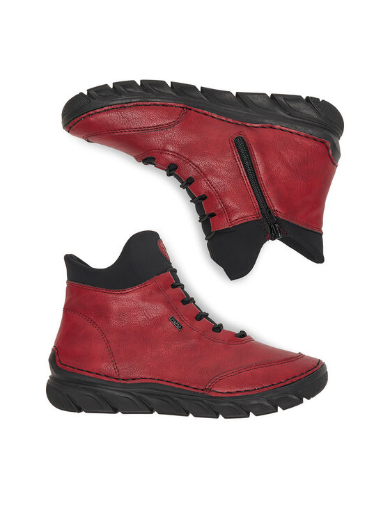 Rieker Rieker Schnürschuhe CEO-55069-35 Dunkelrot