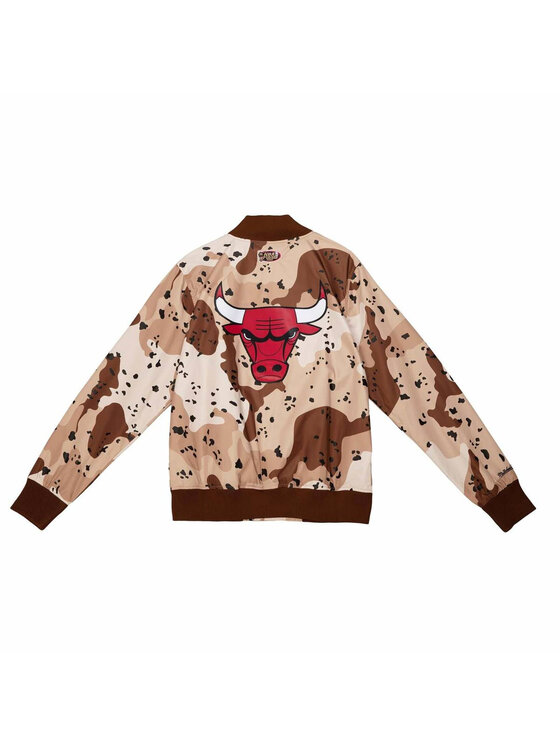 Mitchell & Ness Mitchell & Ness Kurtka bomber Reflective NBA Chicago Bulls Brązowy Standard Fit
