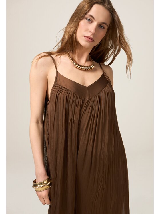 Oltre Oltre Abito da sera 7421E000320N037 Marrone Baggy Fit