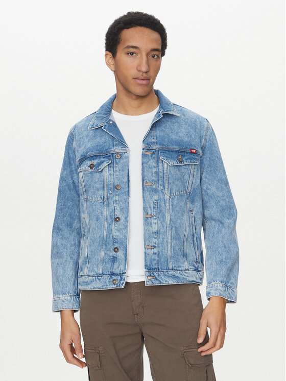 Mustang Mustang Jeansjacke Dallas 1016352 Blau Regular Fit