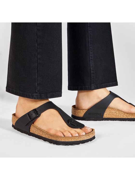 Birkenstock Birkenstock Japonki Gizeh 043691 Czarny