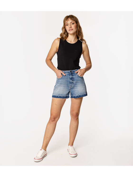 Lee Cooper Lee Cooper Bermudy SIERRA 3130 Niebieski Regular Fit