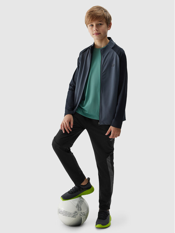 4F 4F Spodnie dresowe 4FJWSS24TFTRM519-20S Czarny Regular Fit