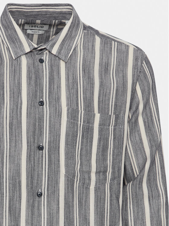 Solid Solid Koszula 21108155 Niebieski Regular Fit