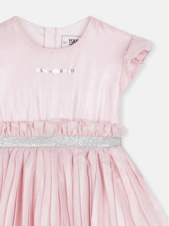 Karl Lagerfeld Kids Karl Lagerfeld Kids Každodenní šaty Z30279 M Růžová Regular Fit
