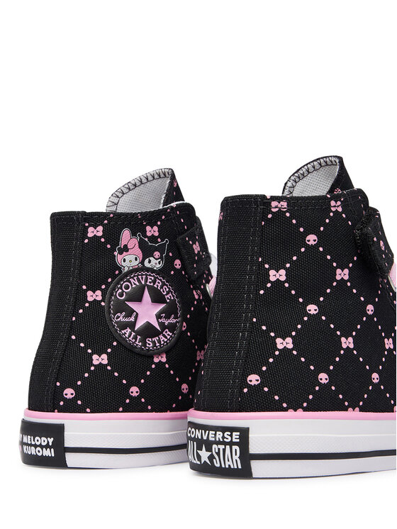 Converse Converse Scarpe da ginnastica Chuck Taylor All Star Hi X My Melody Kuromi A21839C Nero
