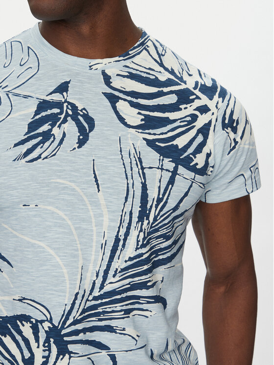 INDICODE INDICODE Tricou Intribe 41-140 Albastru celest Regular Fit