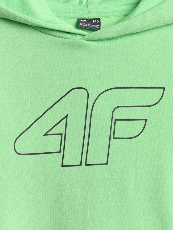 4F 4F Felpa 4FJRSS26TSWSM2748-41S Verde Regular Fit