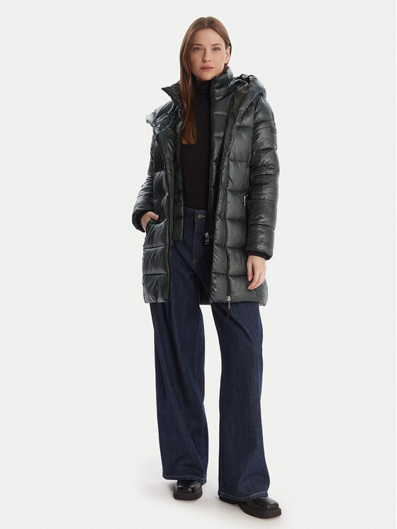 DKNY DKNY Télikabát DLEMPU99 Zöld Regular Fit