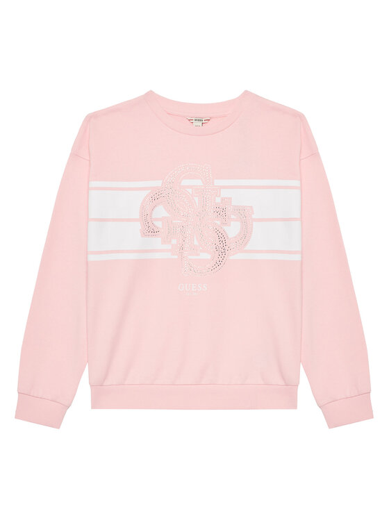 Guess Guess Pulóver J5YQ01 KA6R4 Rózsaszín Regular Fit