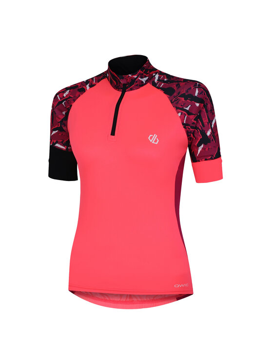 Dare2B Dare2B Koszulka rowerowa Follow Through Różowy Short Fit