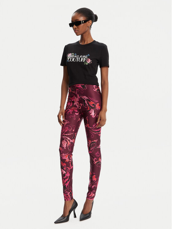 Versace Jeans Couture Versace Jeans Couture T-särk 79HAHB00 CJB01 Must Regular Fit